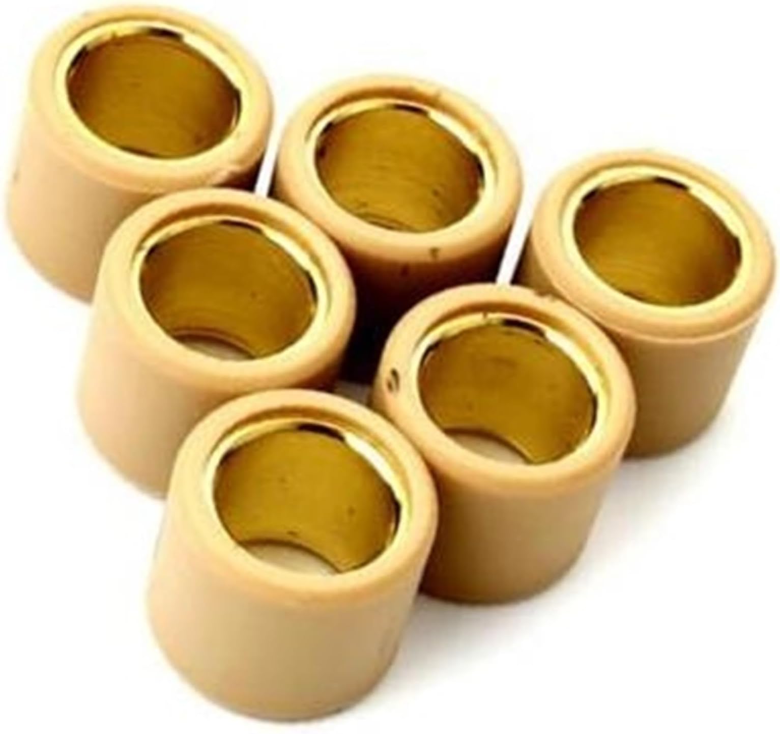 Variator Roller Weights Set 6PC 7g 11g 12g 13g 16g Models 20x15mm Compatible with 125cc 150cc 200cc Scooter Variator Roller Weights(BLACK 20x15mm 13g)