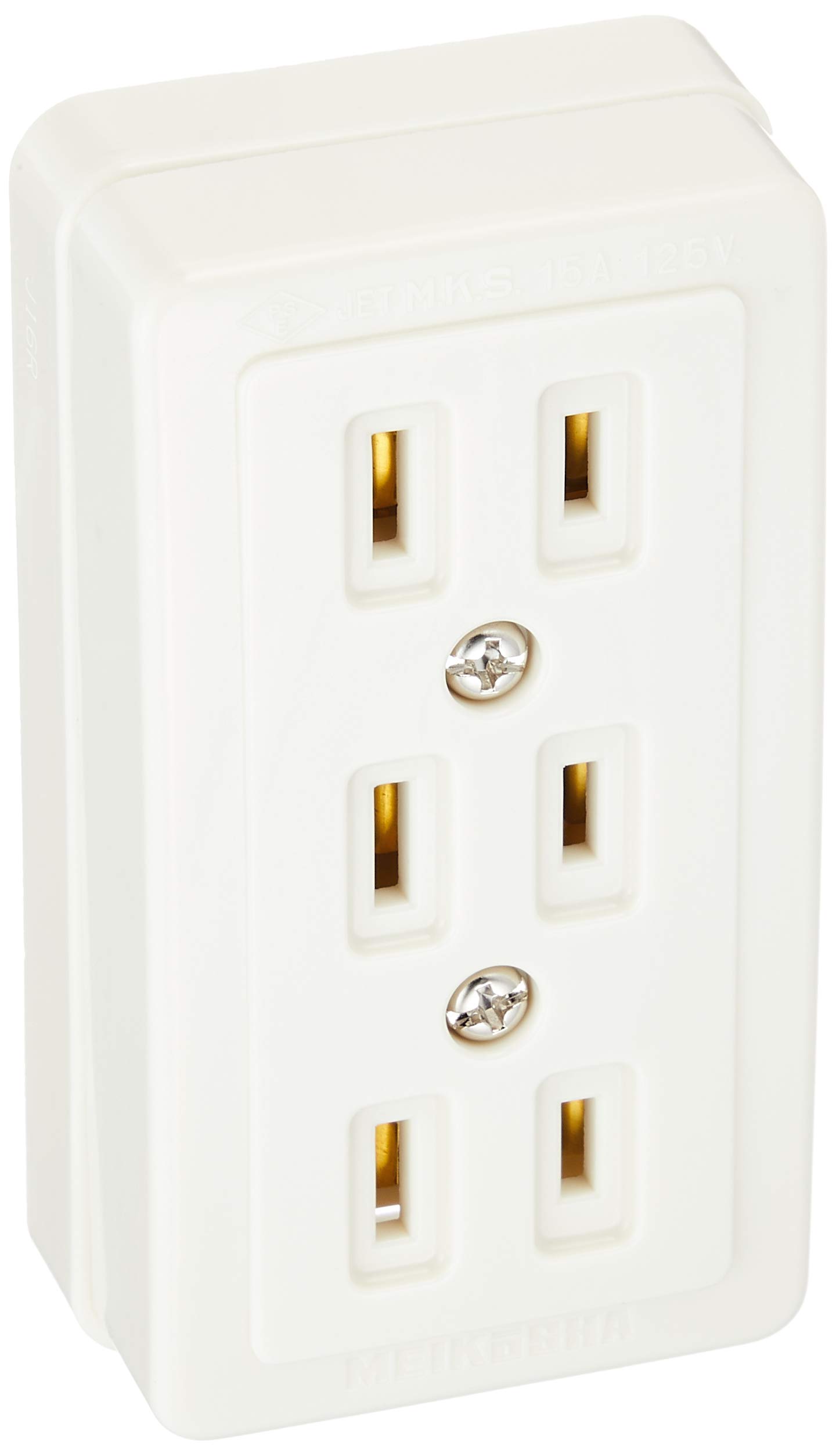 Amazon.co.jp: 明工 トリプルコンセント(白) MR2775W : DIY・工具