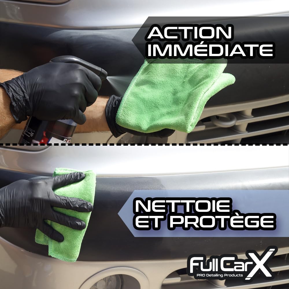 FULLCARX Plastic Recover 5 Litres Rénovateur Plastique Voiture Intérieur Extérieur, Nettoyant Brillant, Effet Immédiat, Finition Satinée, Récupération, Produit Nettoyage Detailing Professionnel