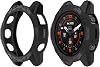 Disscool Case Cover Compatible with Garmin EPIX Pro 51mmFenix 7X ProFenix 7X, PC Lightweight Scratch Resistant Hard Replacement Protective Cases Smart Watch Accessories51mmBlack