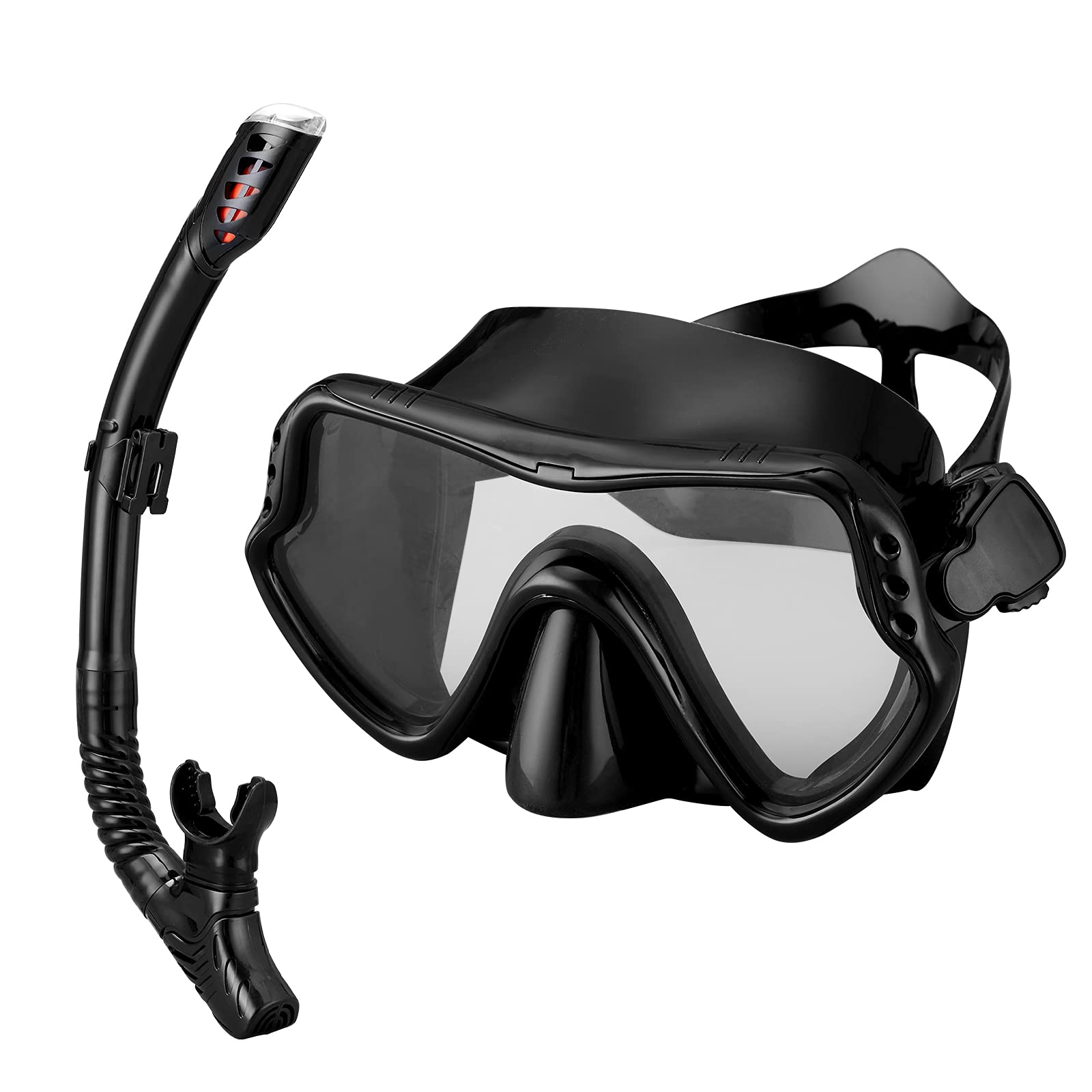 Buy SixYard Dry Snorkel Set for Women and Men, AntiFog Tempered Glass