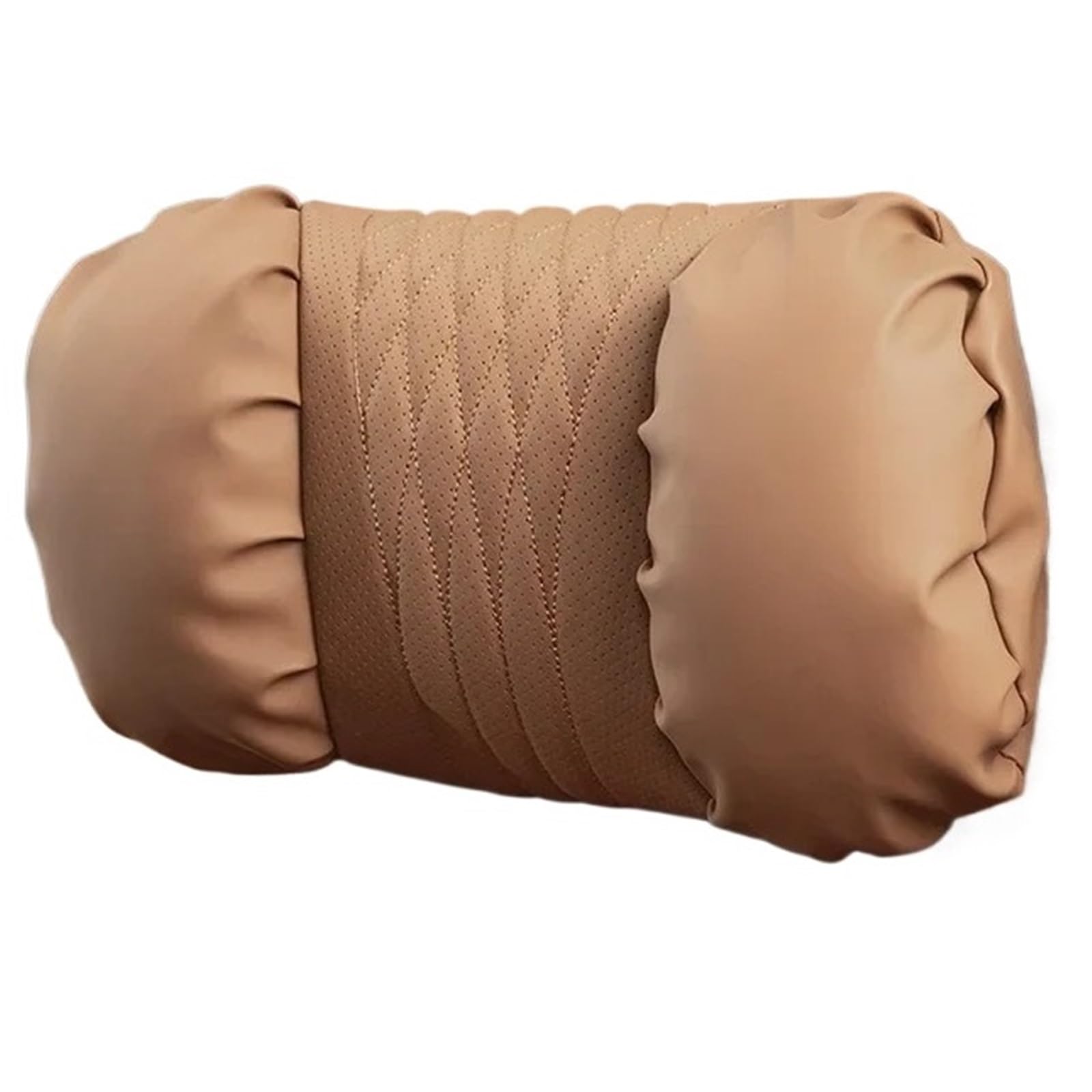 ATUMY Car Seat Pillow Fit For Mercedes Benz AMG E S C A B Class Soft Car Headrest Car Neck Pillows Waist Pillows Car Headrest(Chestnut brown -head)