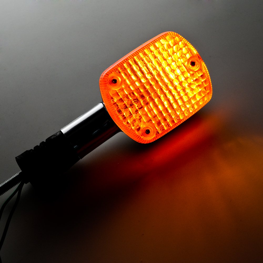 1 Pair Turn Signal Blinker Lights Compatible with Honda Cruiser Shadow Steed Rebel MAGNA VTX 1300 1800