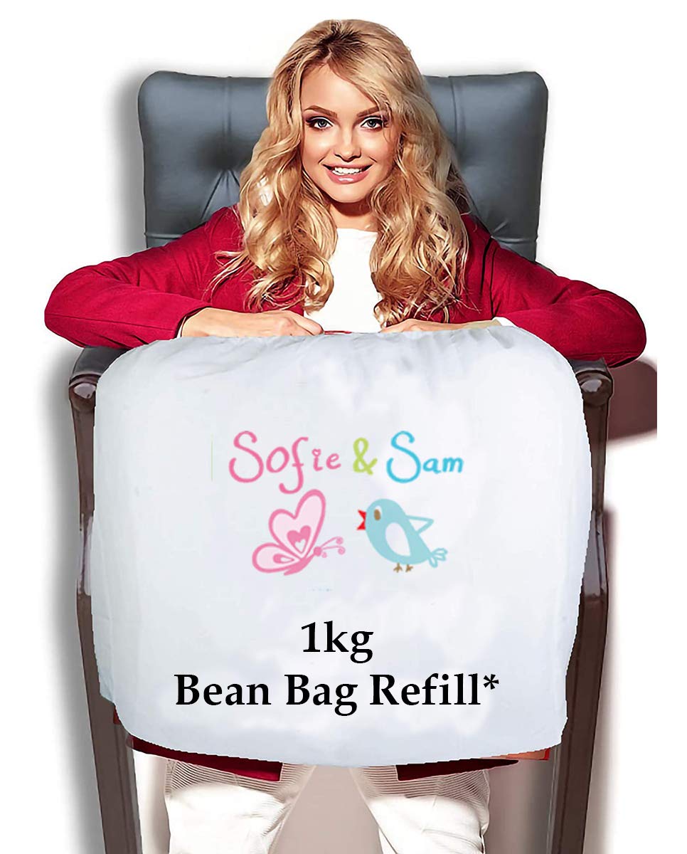 Buy Sofie & Sam, 1 Kg Bean Bag Refill/Filler White (1 kg Beans 700