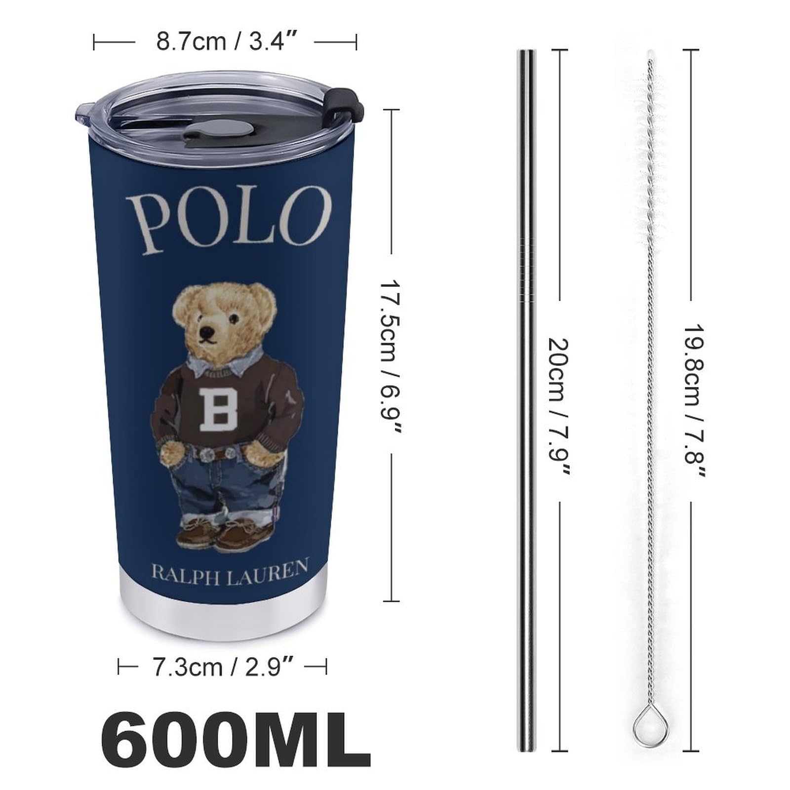 Amazon | Polo クマちゃん ポロベア おしゃれで保温保冷可能な真空断熱