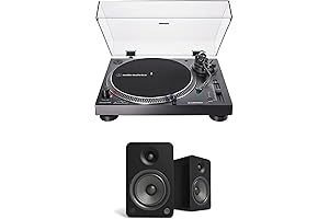 Audio-Technica AT-LP120XBT-USB & Kanto YU6 Bundle