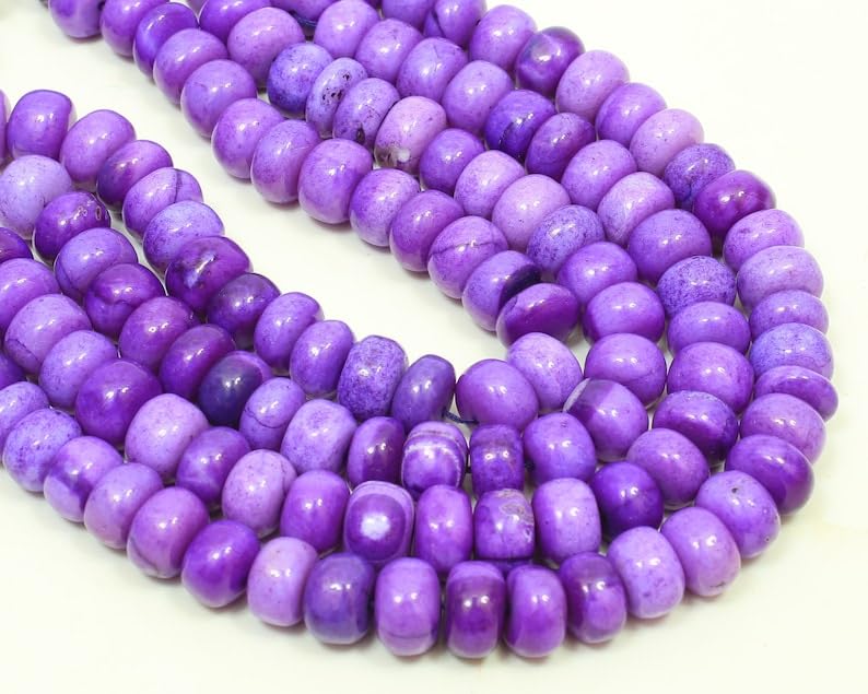 Perles en opale violette naturelle haut de gamme pour création de bijoux d'exception