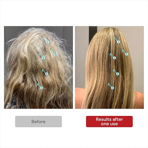 Miniatura 3 de DS Labs Nia Fix Bond Care Treatment - Sistema de fortalecimiento y suavizado de 2 pasos para cabello dañado, ayuda a reducir el aspecto de puntas