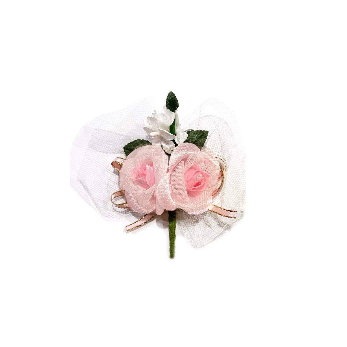 PINK HOUSE 薔薇コサージュ　大輪 PINK HOUSE 薔薇コサージュ 大輪 ピンクハウス系☆上品な薔薇