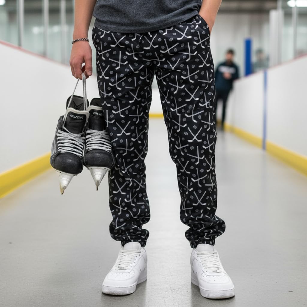 ChalkTalkSPORTS Hockey Lounge Pants | Multiple Designs | Youth & Adult Sizes - Image 2