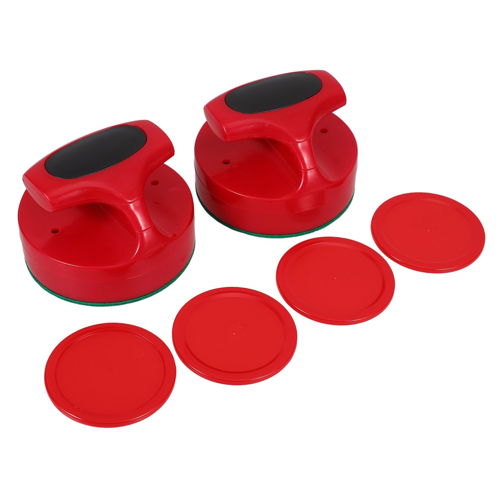 TOYANDONA 4 Zestawy Air Hockey Zestaw Do Hokeja Na Lodzie Pchacz Do Hokeja Na Lodzie Wiosło Do Hokeja Na Lodzie Pchacz Do Hokeja Stołowego Części Do Hokeja Krążki Do Hokeja Na Lodzie