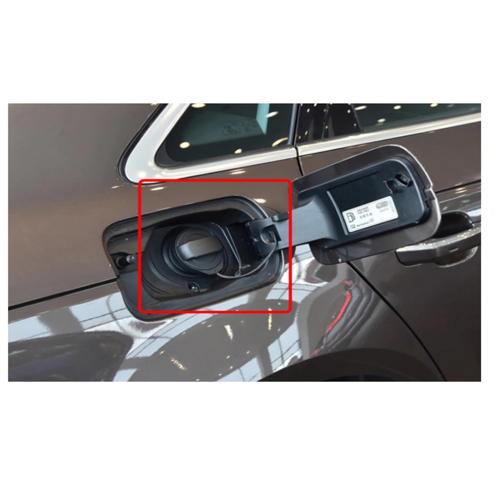 Tappo del Serbatoio di Ricambio Compatibile con A1 A3 A4 A5 A6 A7 Fascia per Tappo del Serbatoio del Carburante Parti di Ricambio