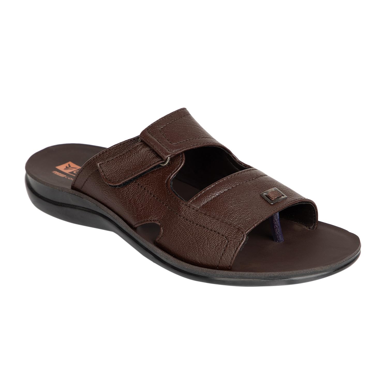 RF COMFYTZ Mens Brown Sandal with Hook-Loop | Supreme Comfort |Classic Design | Fashionable | Slip Resistant Sandal | 6 UK (B0DCVJNVLN) Amazon Price History, Amazon Price Tracker