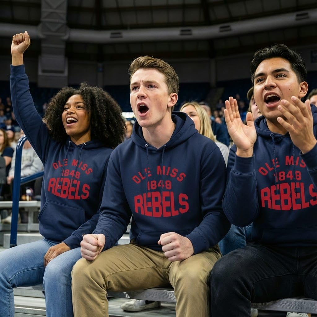 Venley NCAA Officially Licensed Apparel College Team Color Unisex Hoodie Logo icon - Image 3