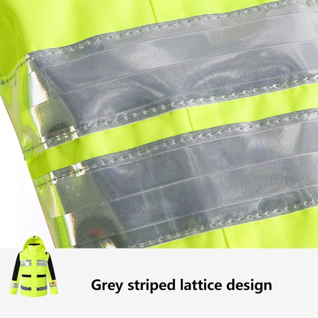 ApuaVireo&Co chalecos alta visibilidad, Traje reflectante for adultos, chaqueta de seguridad de poliéster, mono impermeable de alta visibilidad, chaleco reflectante de seguridad.