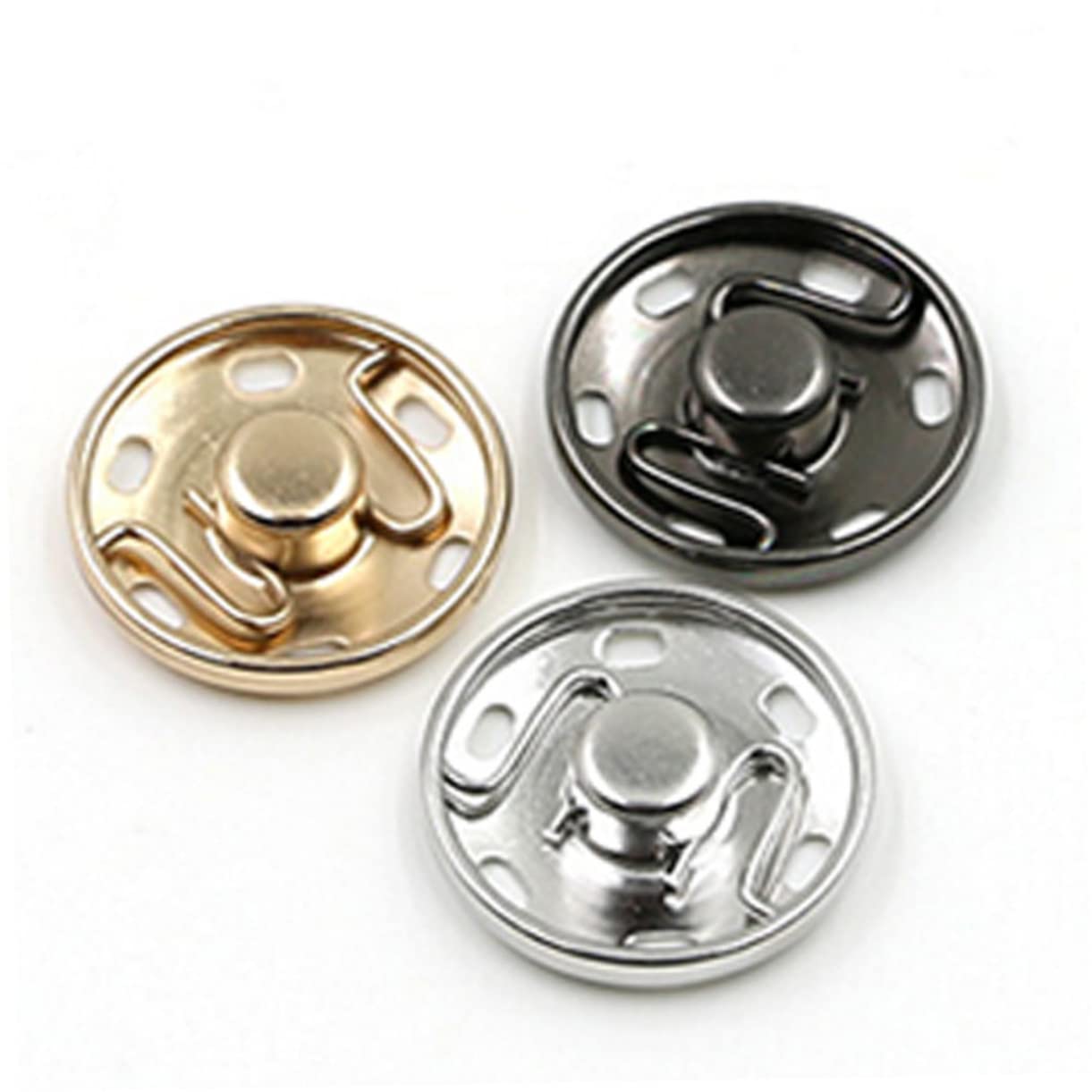 750 Juegos De Broches Metálicos Para Ropa De 15 Mm De Diámetro De Latón Redondos Para Abrigos Chaquetas Y Vaqueros Accesorios De Costura.