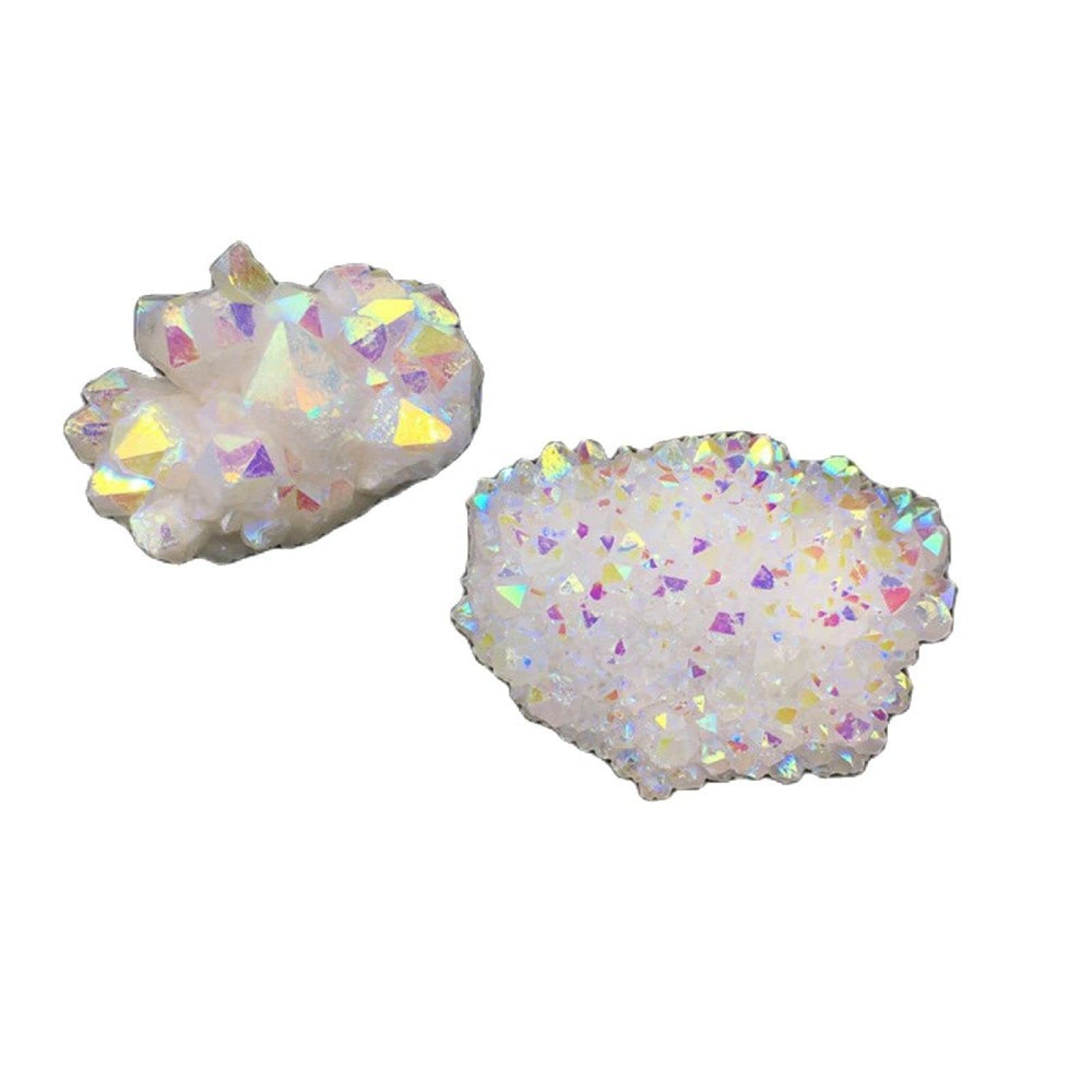 Quarzo Naturale Trasparente Galvanotecnica Cluster Decorazione Acquario Ornamenti for la casa, 250-300 g Raccolta domiciliare (Size : 250-300g)