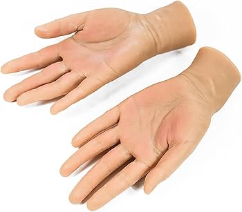 Amazon.co.jp: リアル 1：1 実物大 迫真の手触りハンドモデル 中年の