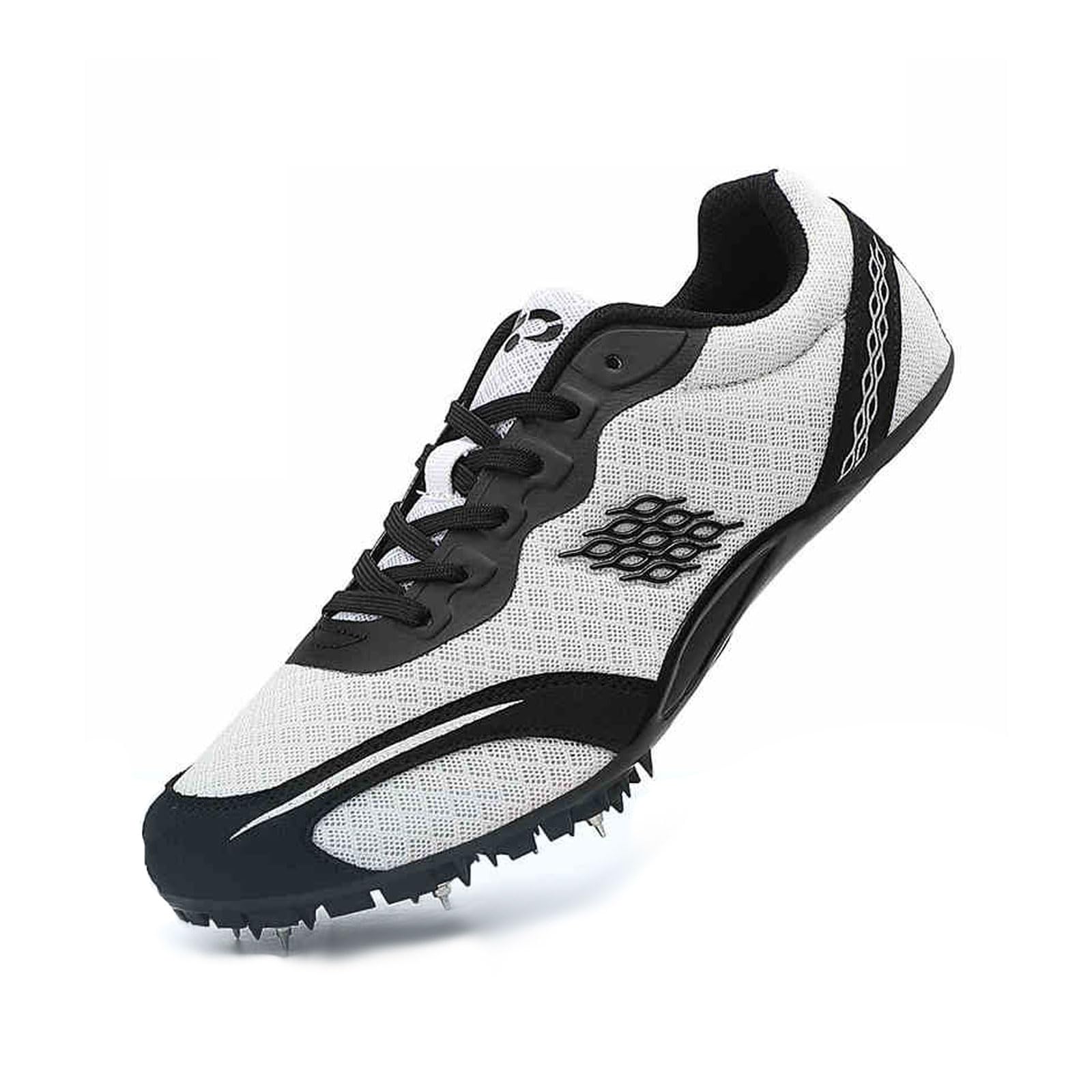 Zapatos Clavos Deporte Corriendo,Zapatillas Correr con Clavos,Zapatillas Clavos Atletismo,Zapatillas Clavos Atletismo,Cómodas Ligero,Transpirables Malla,para Velocidad Running