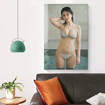 絵画　インテリア　光沢　女性　ラフ　裸婦画 Amazon.co.jp: 沢口愛華 ポスター装飾画写真2 キャンバスアート