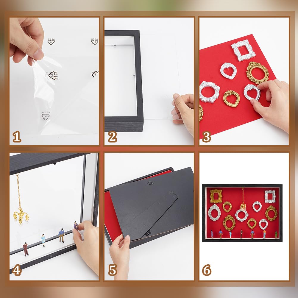 DIY Mini Museum Shadow Box, cornice ricordo per anniversario