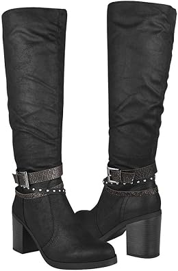 Capa de Ozono Bota Negra Bota para Mujer Negro Talla 23 : Amazon.com.mx:  Ropa, Zapatos y Accesorios