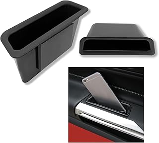 Door Side Storage Box for Ford Escape 2020-2024 2025 Accessories, Escape Door Storage Pocket Insert Tray on The Driver and Front Passenger Side