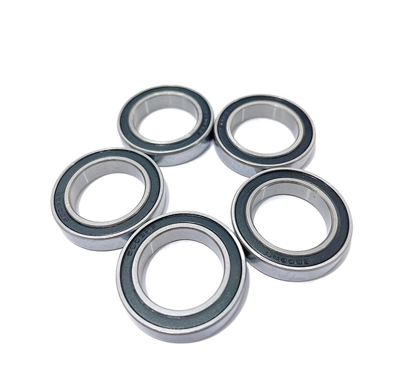 VSPPJYFG Bimetal Seal Shield Micro deep Groove Bearing 5/10pcs 6803-2RS 17 * 26 * 5mm Metric Thin Section Ball Bearings Bearing Steel(10pcs)