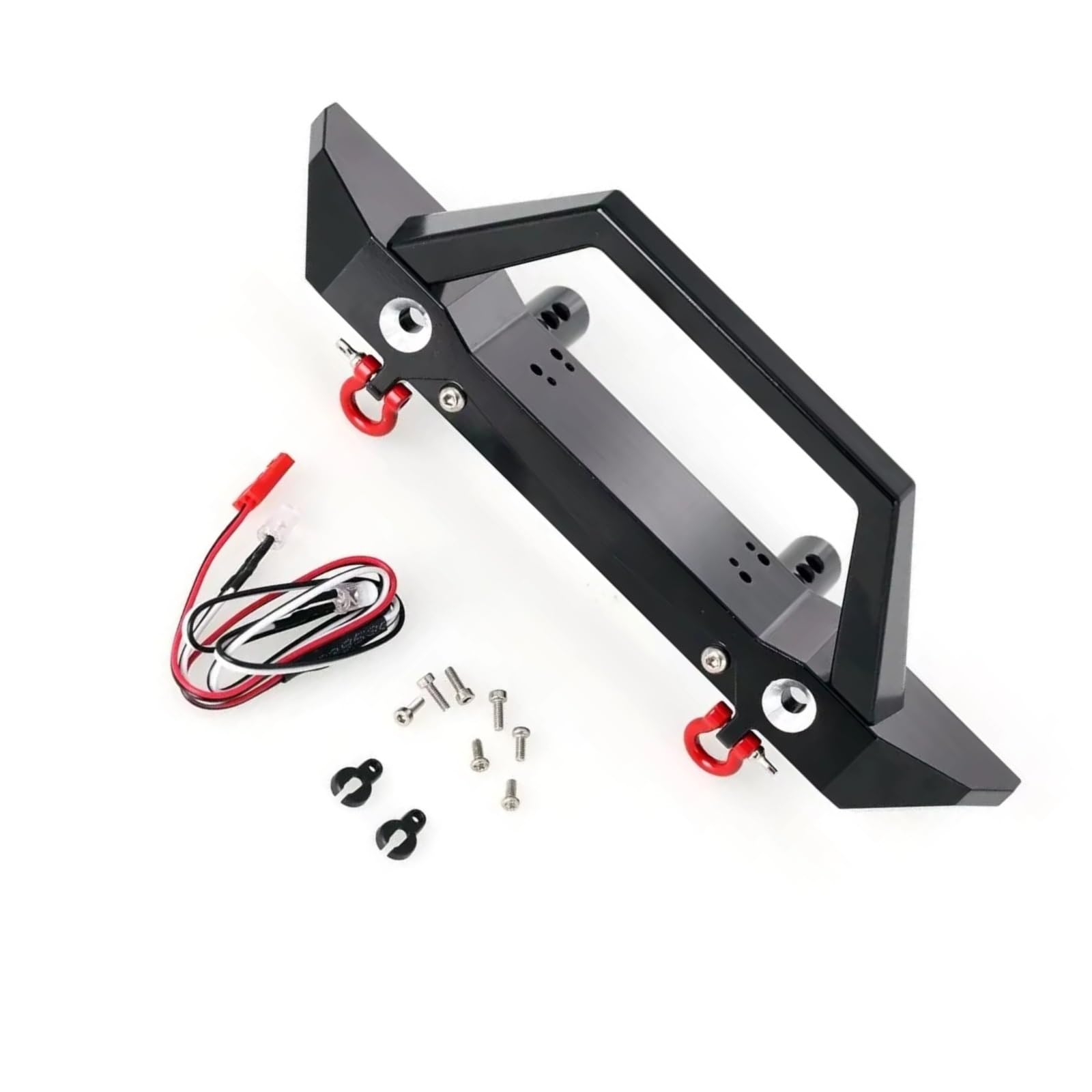 Per Axial SCX6 1/6 CNC Alluminio Paraurti Anteriore Set Con Lampada RC Crawler Automobili Aggiornamenti Accessori Componenti Camion Ricambio RC Ricambi Modellismo