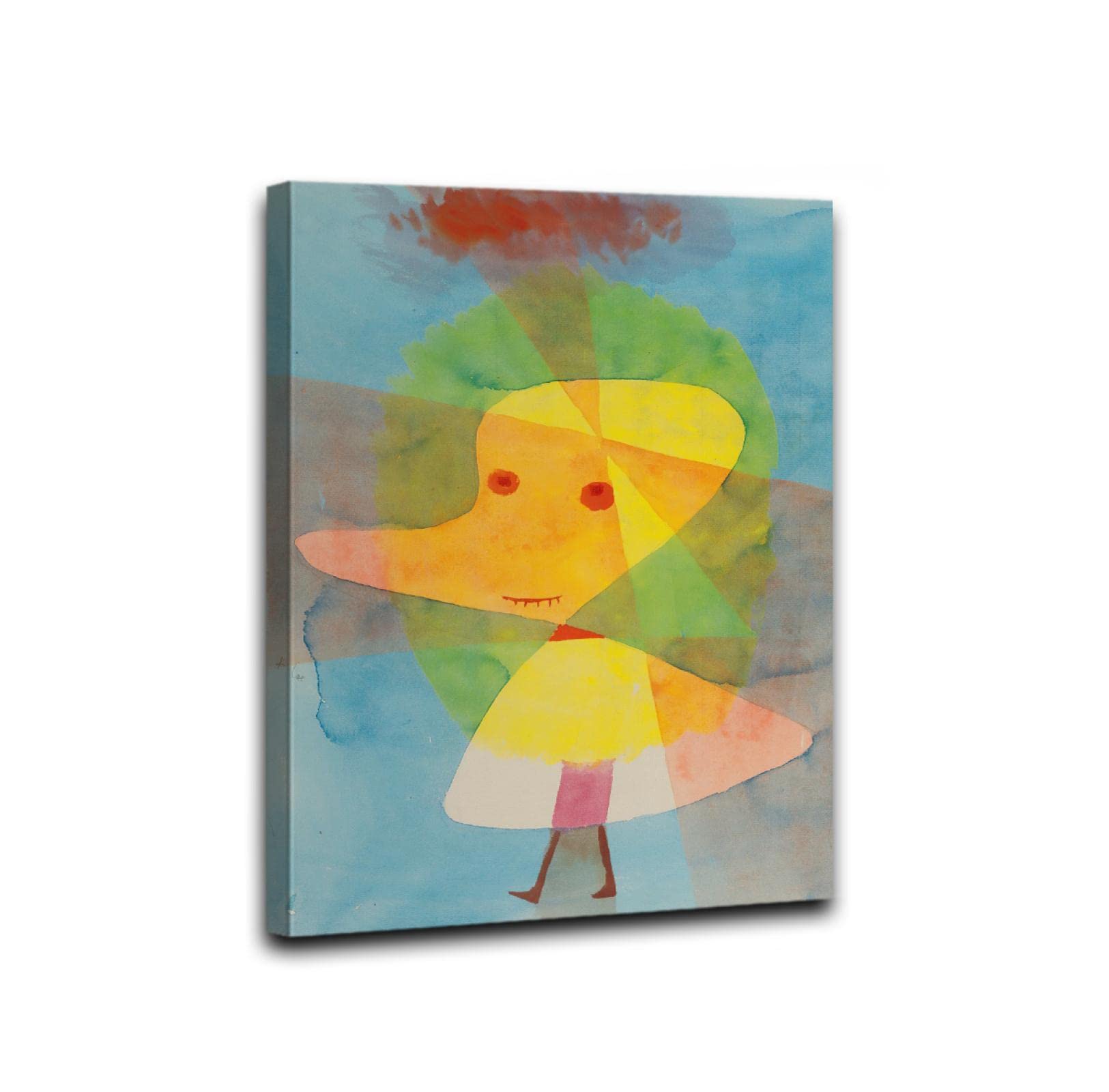 Amazon.co.jp: パウルクレーかわいいキャンバス絵画有名なアート