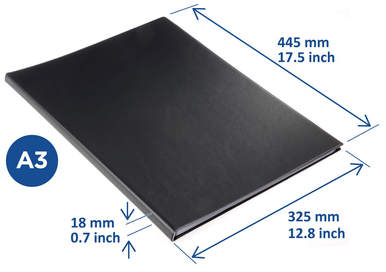 RI99354 Álbum de fundas Original A3, 36 fundas internas, negro