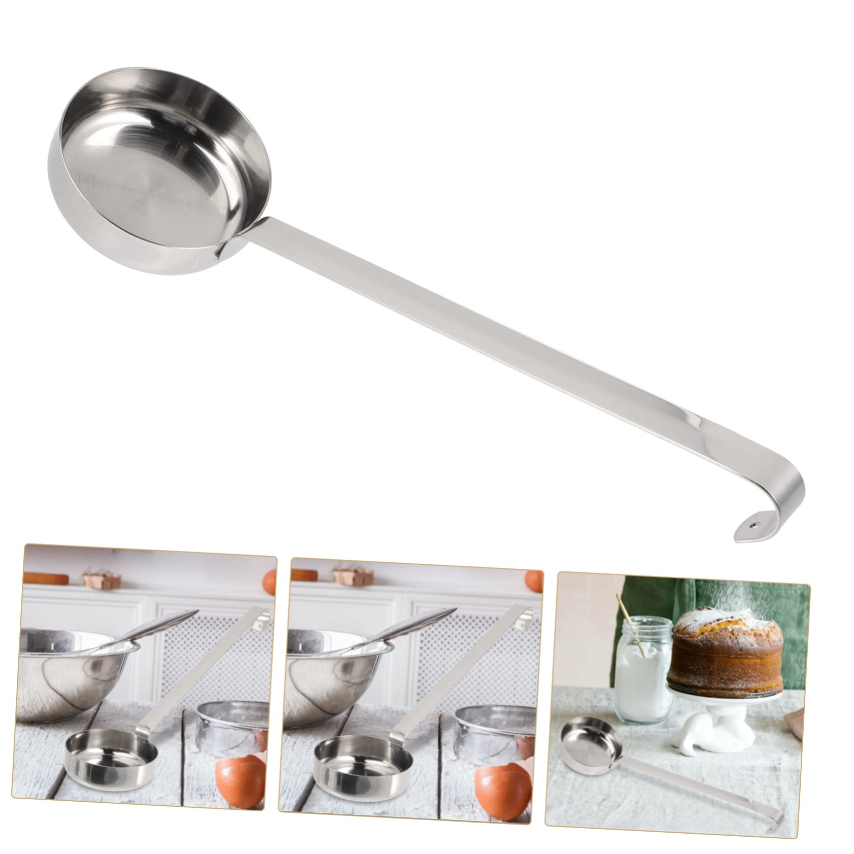 2pezzi Inossidabile Per Pizza e Salsa Utensile Per Ristoranti e Domestiche Per Spalmare e Misurare Condimenti