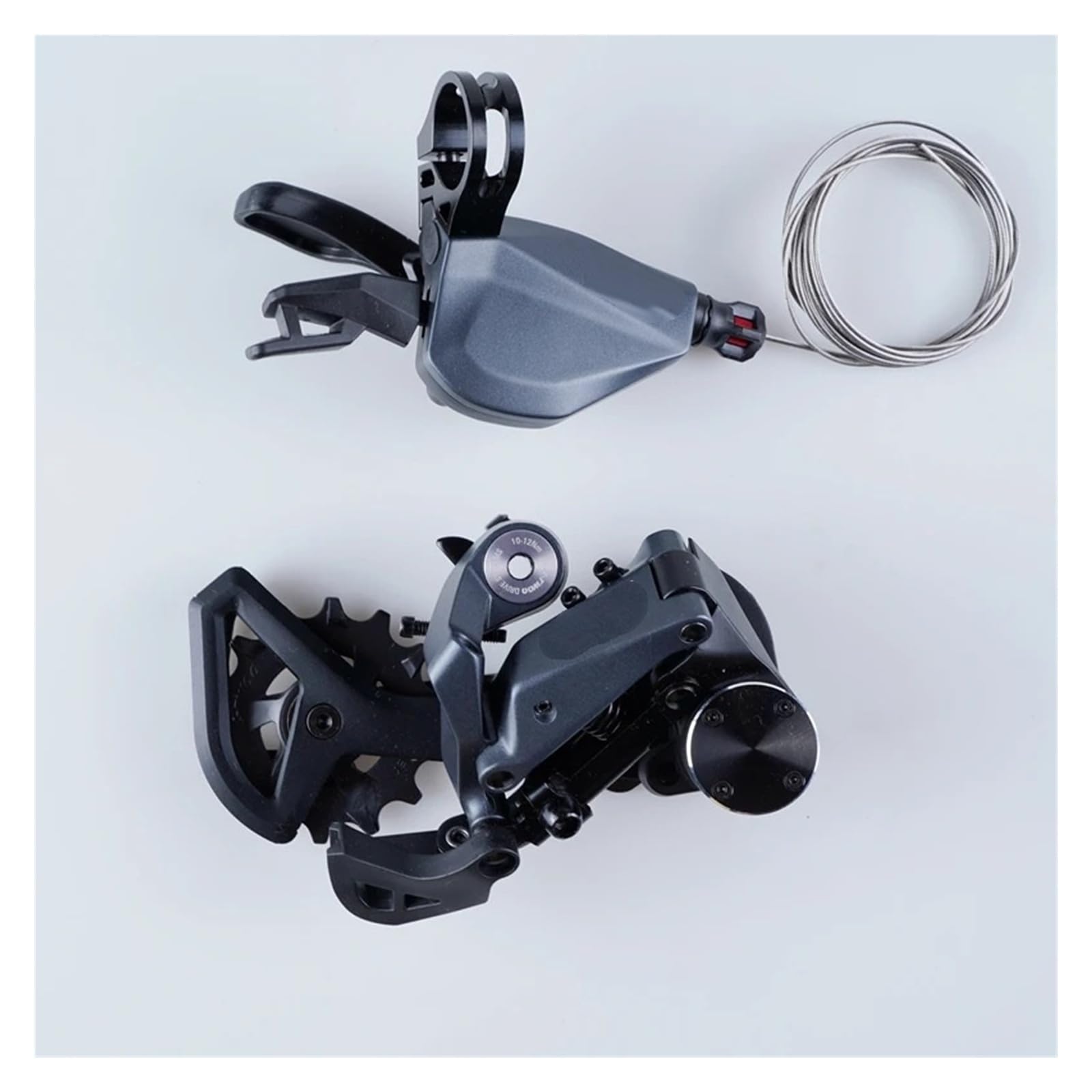 Generico T9 1x11 velocità Cambio bidirezionale in plastica composita + stabilizzazione smorzamento deragliatore Posteriore in Acciaio 11s