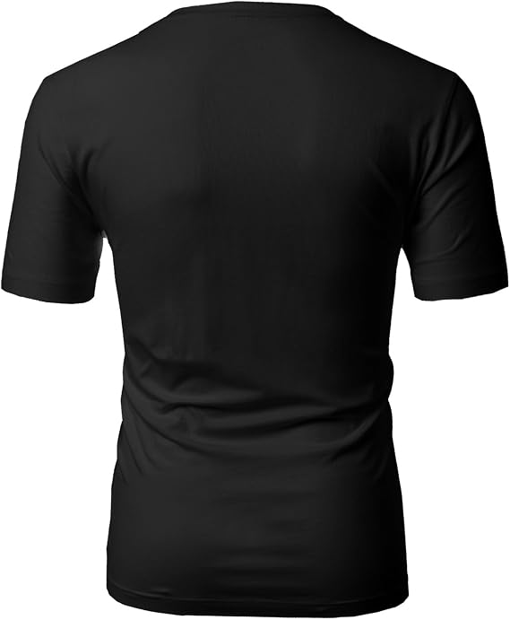 H2H Mens Casual Slim Fit T-Shirts Soft Lightweight Cotton Blend XS to 3XL | CMTTS0197 CMTTS0198 lightweight cotton blend Slim fit T Shirts tagless printed