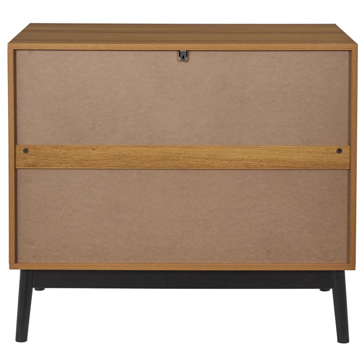 Paris Prix Commode Design 3 Tiroirs Felix 90cm Marron