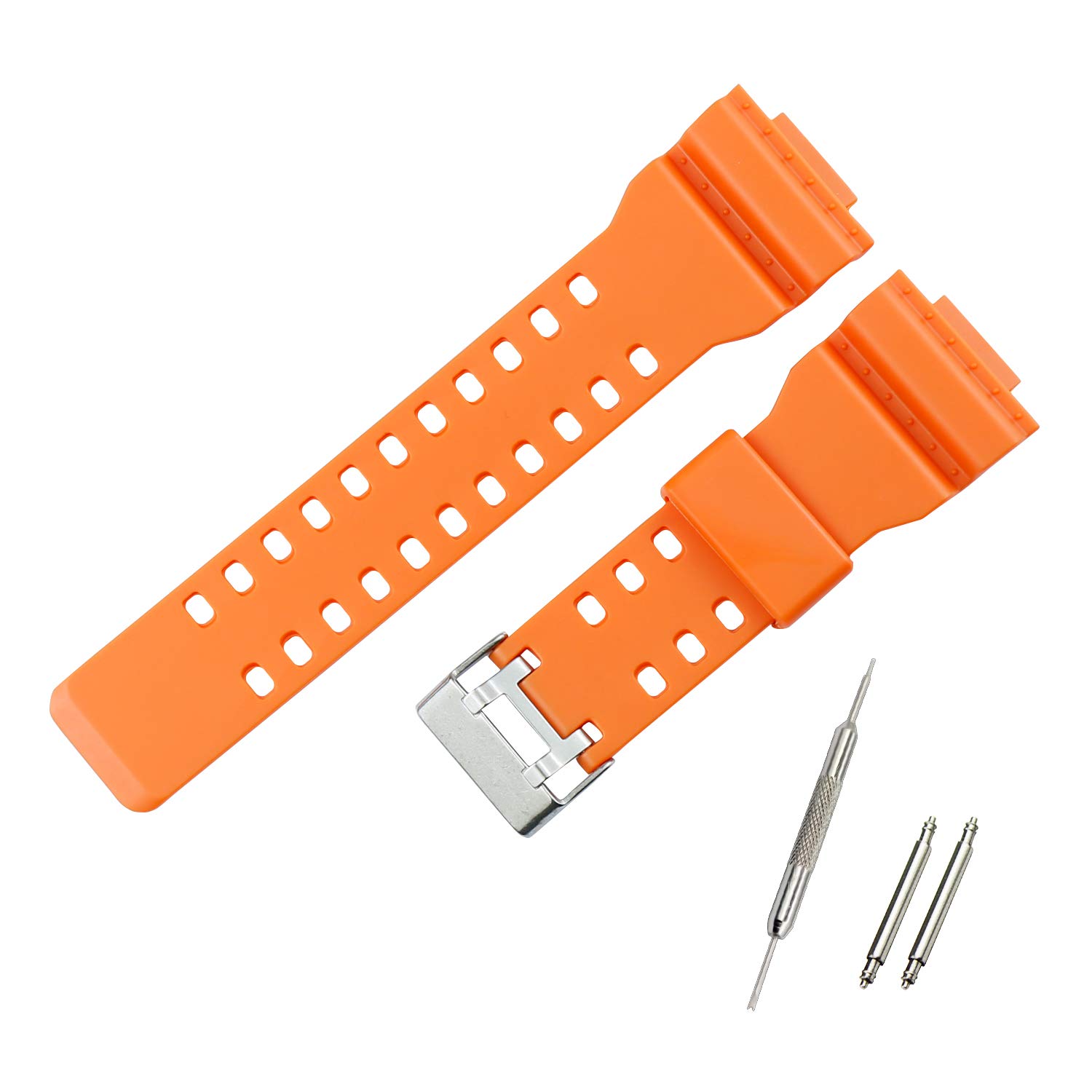 Men's rubber resin Watch Strap accessories Replacement fit for Casio G-Shock GA100 GA110 GA140 GA150 GD120 GW8900 GLS100 GAX100 Watch bands Outdoor sports wristband bracelet