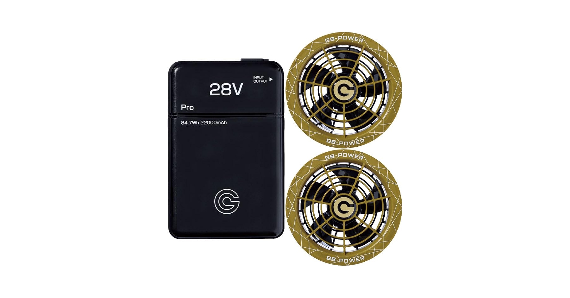 今年モデル　長信ジャパン ゴールド　GB428 バッテリー ファン 28V Amazon | 長信ジャパン 2025 モデル GB-POWER 28V ファン