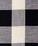 Lorraine Home Fashions 09570-63-00146 BLACK Courtyard Grommet Window Curtain Panel, Black, 53' X 63'