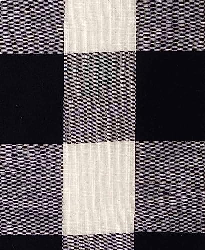 Lorraine Home Fashions 09570-63-00146 BLACK Courtyard Grommet Window Curtain Panel, Black, 53