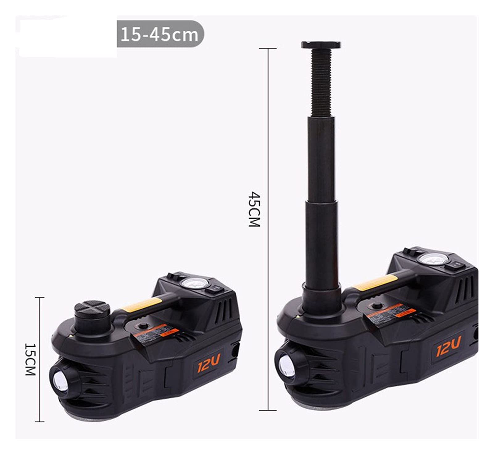 Podnośnik hydrauliczny, 12V Elektryczny Jack Naprawa samochodów Narzędzia do ładowania pojazdu zestaw jack hydrauliczny