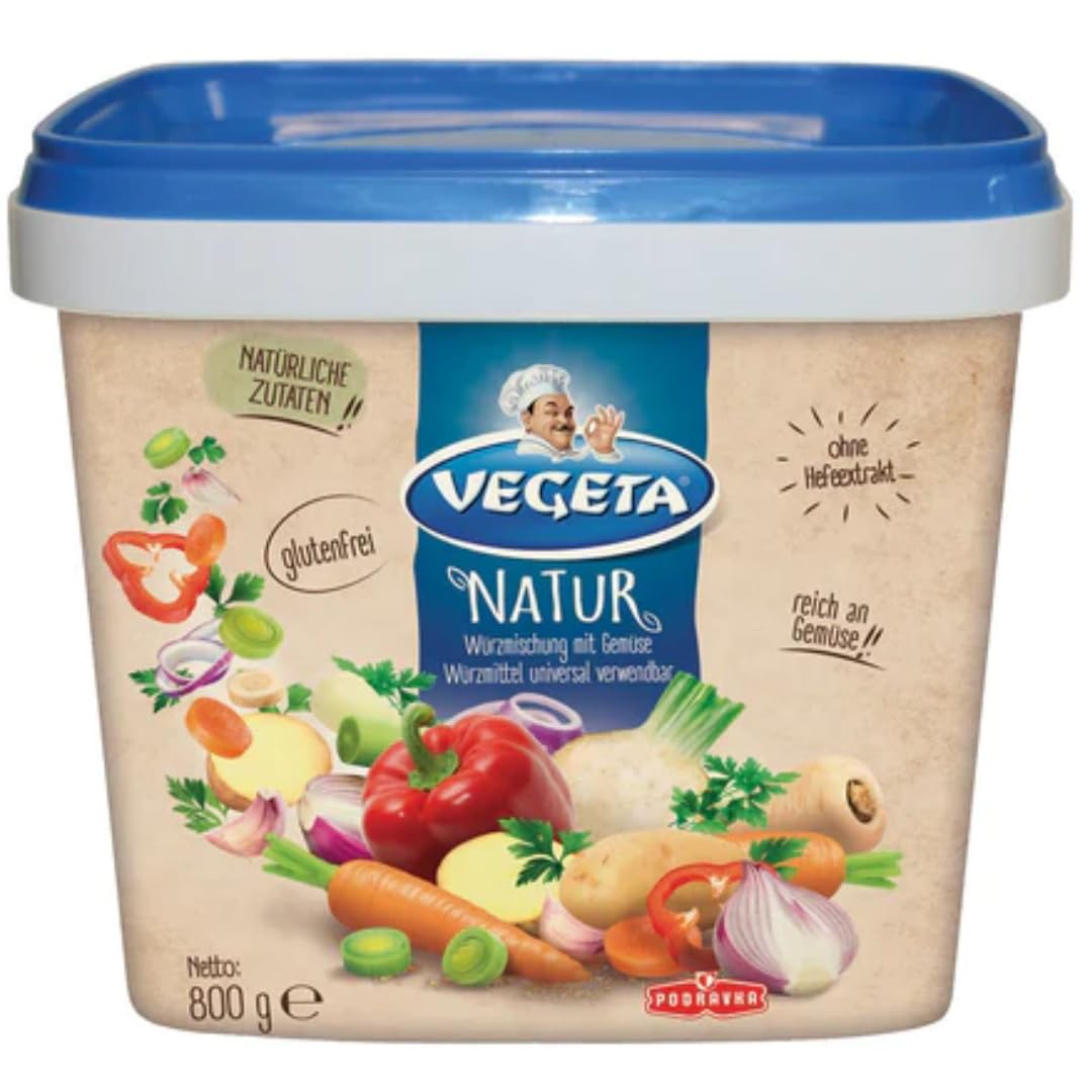Pufai Podravka Vegeta Naturaleza Lata, mezcla de condimentos vegetales, mezcla universal con verduras, 800 gramos x 3 unidades