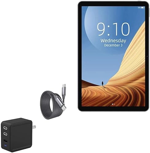 BoxWave Cargador compatible con Chuwi HiPad Air - Paquete de cargador de pared PD (65W), cargador de pared adaptador de CA de suministro de energía