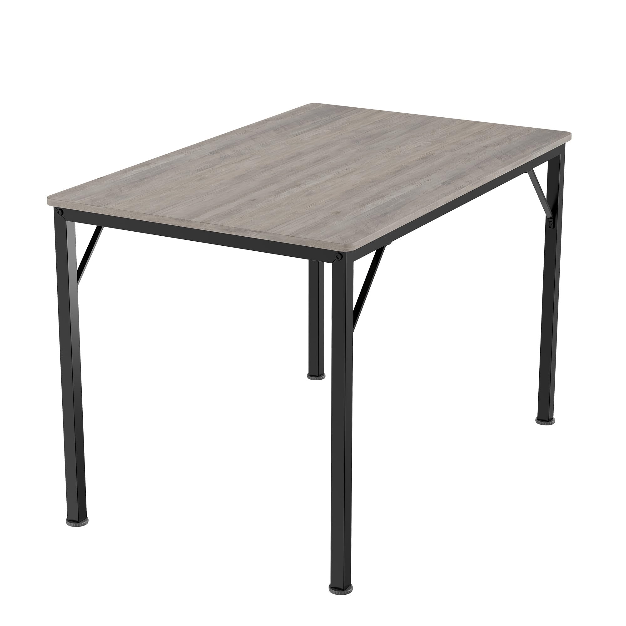 Garvee Esstisch 110 x 70 x 77 cm, Küchentisch Mit Metallgestell Und Holzplatte, Moderner Esszimmertisch Für 4-6 Personen, Verstärkte Stützkonstruktion, Einfache Montage, Stabil