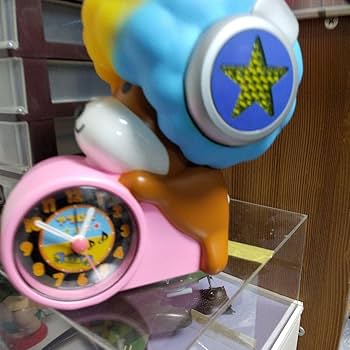 アフロ犬目覚まし時計　フェイスクロック　置いトークのセット販売 Amazon.co.jp: アフロ犬 目覚まし時計 : ホーム＆キッチン