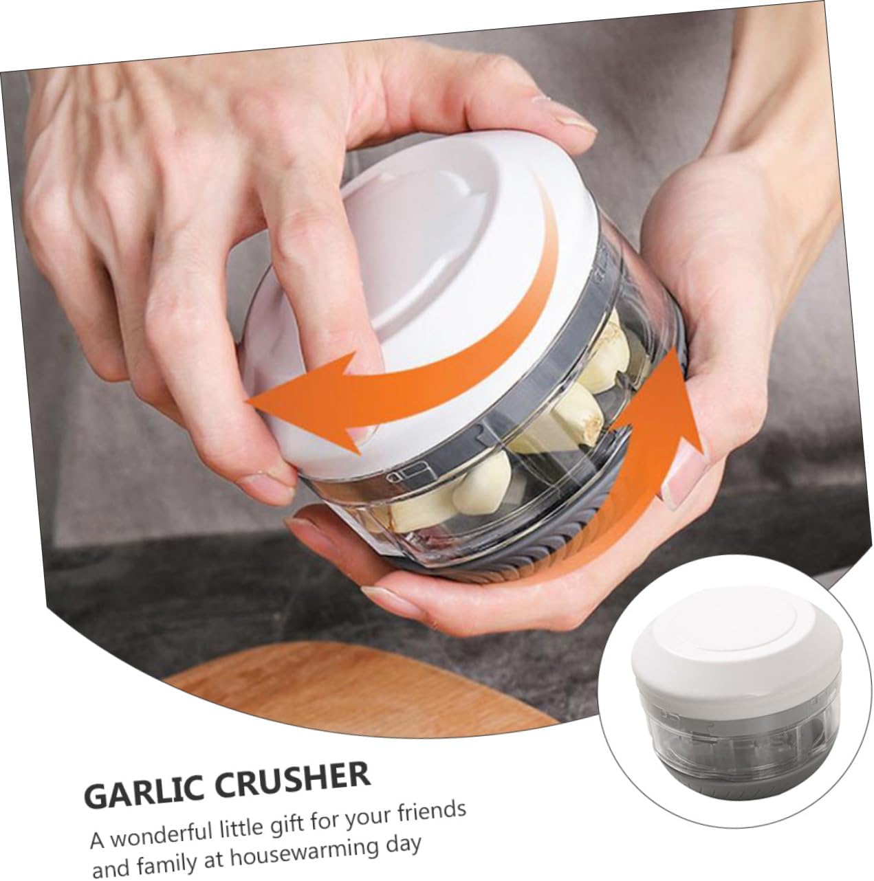 1pc Garlic Presser Garlic Roller Grinder Press Mini Manual Grater Multifunctional Stirrer Home Kitchen Gadget Grater Plate