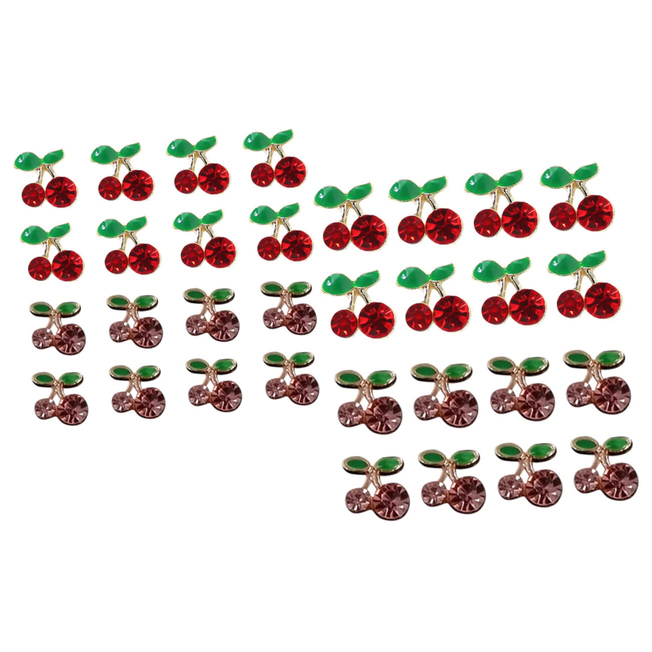 Abaodam 96pezzi Ciondoli Per Unghie Forma Di Decorazioni Nail Art Con Strass Per Manicure Di Ornamenti Per Unghie Per Donne e Appassionati Di