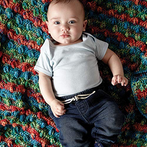 Image of Bernat Softee Baby Yarn, 5 oz, Gauge 3 Light, Grass Green