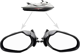 RANSOTO PWC Side Mirror Kit Compatible with Yamaha WaveRunner VX110 Cruiser Deluxe Sport Left & Right
