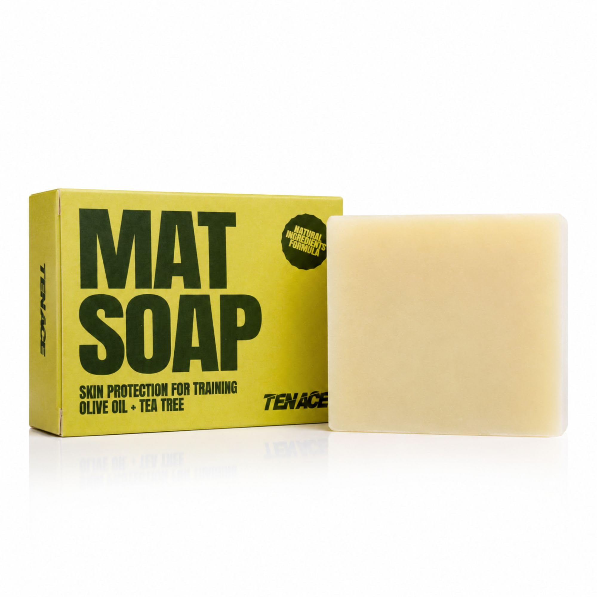 Tenace Sports Fight Clean - Natural Soap with Tea Tree for Athletes - Great for Gym and Contact Sports (1, 100g)