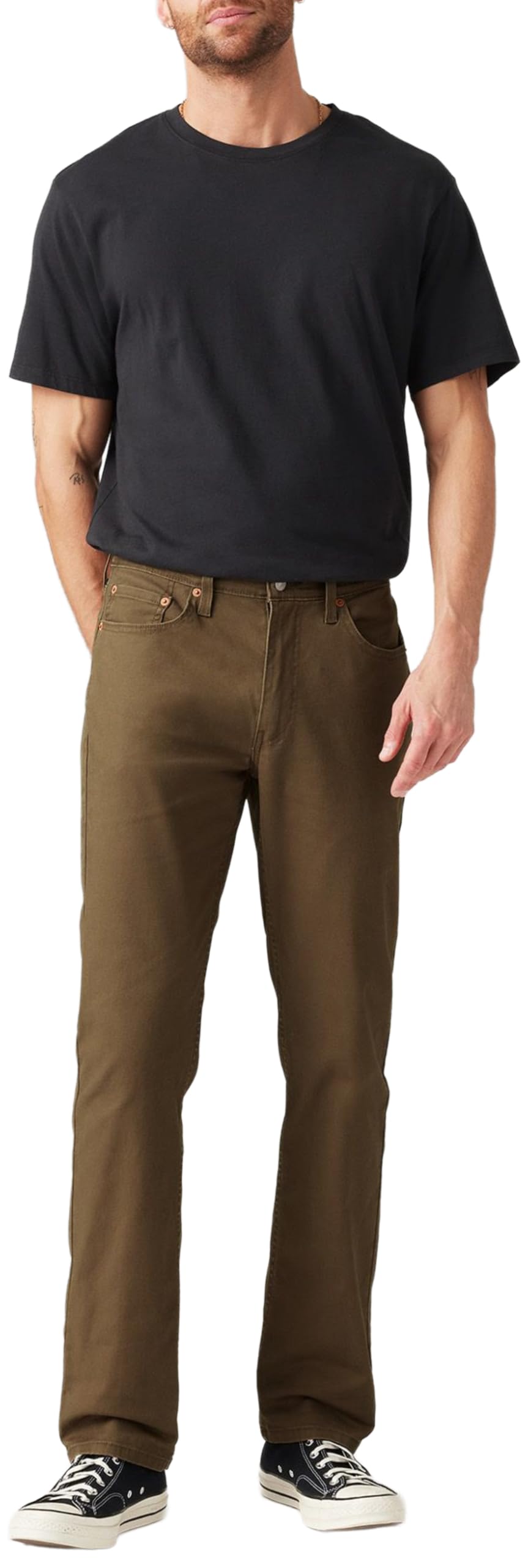 Levi's 514 Straight Olive Night S Twll, Olive Night, 33 W/34 L